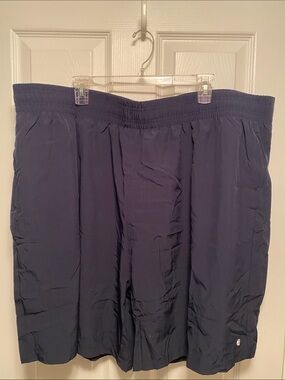 Brisira Men’s Navy Swim Trunks with Compression Liner…size 3XL